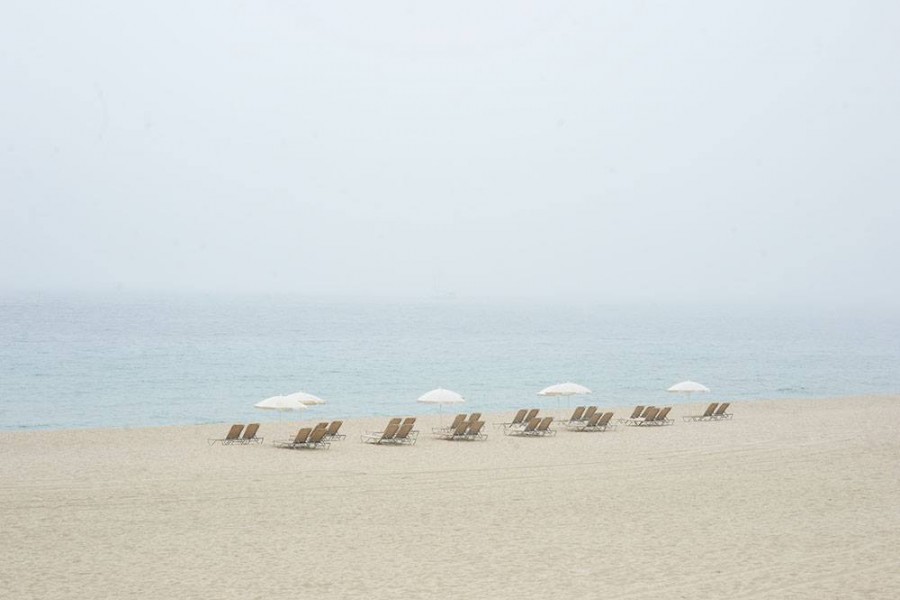 Barcelona, Spain (White umbrellas)