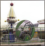 Playing Soldier, Mangyondae Fun Fair, N. Korea