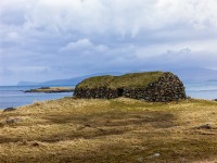 Unoccupied Stone House, Kirkjubour, Faroe Islands