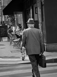 Well Dressed Man with Baguette