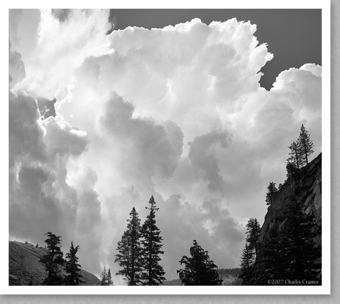 Thunderclouds, Merced River Canyon