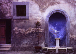 Blue Alcove, Orvieto, Italy