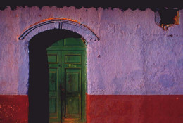 Green Door with Arch, Peru
