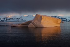 Iceberg at Sunset in the Lemaire Channel, Antarctica