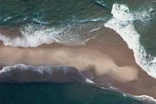 Sandbar Waves and Seagulls, Martha’s Vineyard #0085-0018