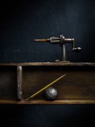 Still Life with Pencil Sharpener and Steel Ball