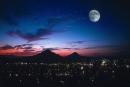 San Luis Obispo Moonrise