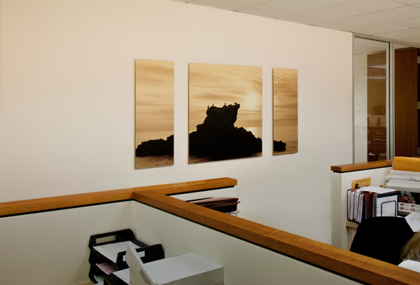 Real Estate Development Company Newport Beach: Triptych by Larry Vogel