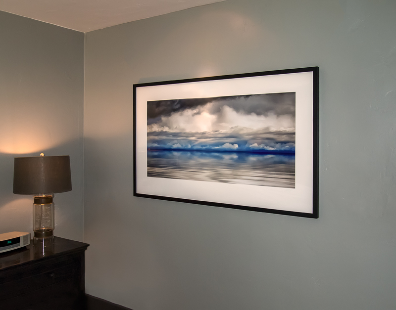 Private Residence Los Angeles: Photograph by Larry Vogel from Sky-touches-water series