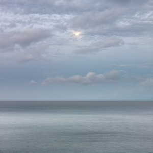 Setting Moon, Maui, Hawaii