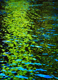 Colorful Reflections, Merced River, Yosemite