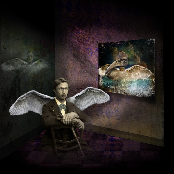 Winged Man in a Room