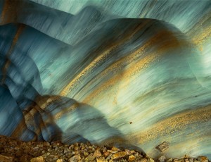 Striated Wall, Ice Cave, Jasper Nat’l Park