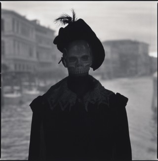 Paolo Bisetto Trevisin with Morte mask