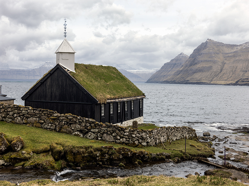 Black Church, Fuglafjordbur, Faroe Islands