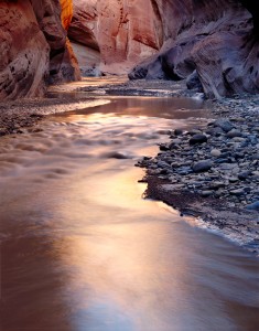 Reflections, Paria River, Vermillion Cliffs, Utah