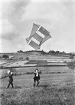 Cousins Trying to Fly a Kite: Jacques Henri Lartigue (Sold)