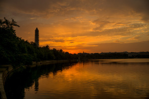 Tidal Basin and Washington Monument at Dawn