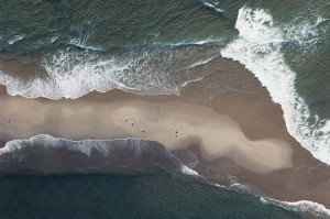 Sand Bar, Waves & Seagulls, off Martha’s Vineyard