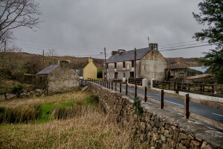 Dusk in Ballybofey, County Donegal