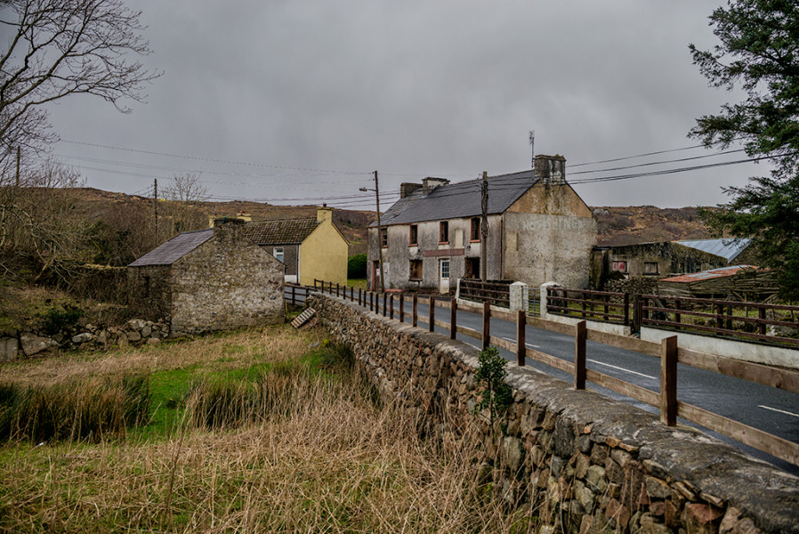 Dusk in Ballybofey, County Donegal