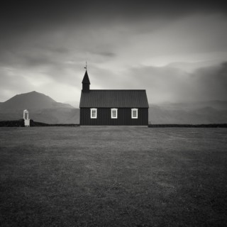 Black Wooden Church, Iceland
