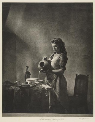 Maid Servant Pouring Milk