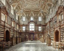 Library, Naples, Italy