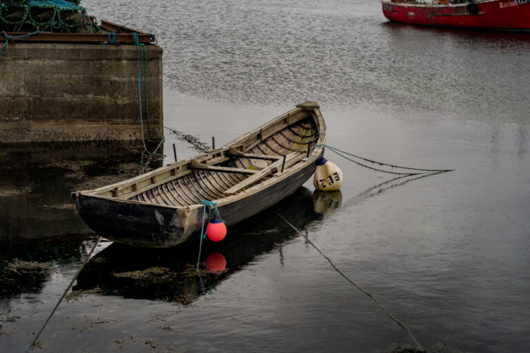 Boat in Ballynakil Harbor