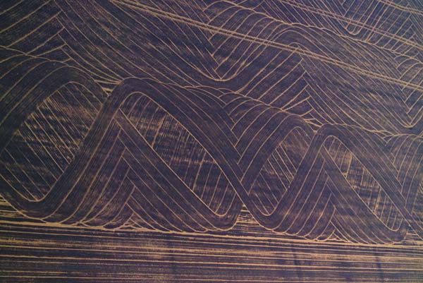 Woven Plowing Pattern, Potter, NY