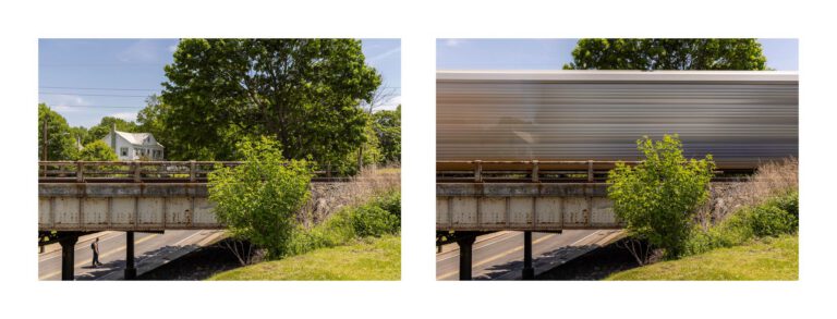 1/200 Second of a Skateboarder/ 1.6 Seconds of Freight Train, Coxsackie, NY