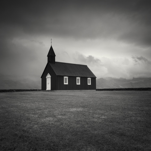 Black Wooden Church II, Iceland