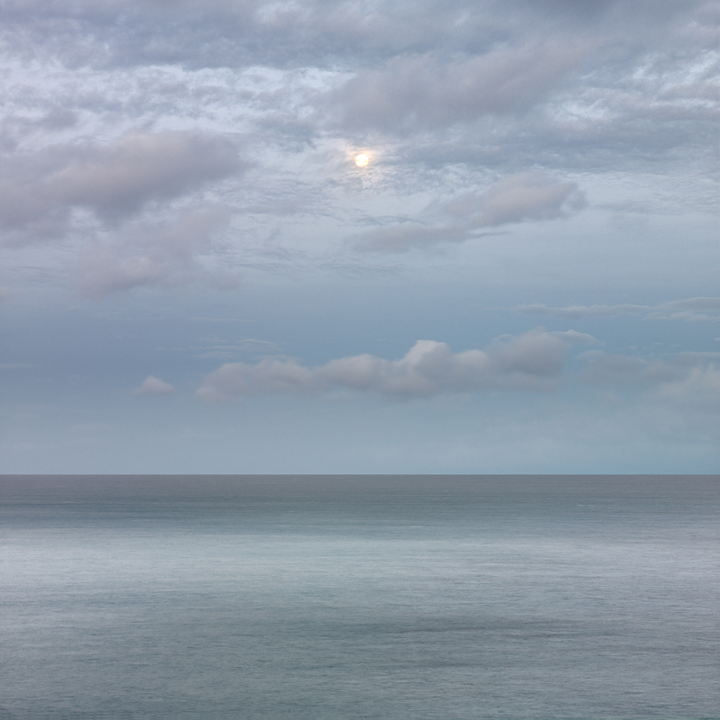 Setting Moon, Maui, Hawaii