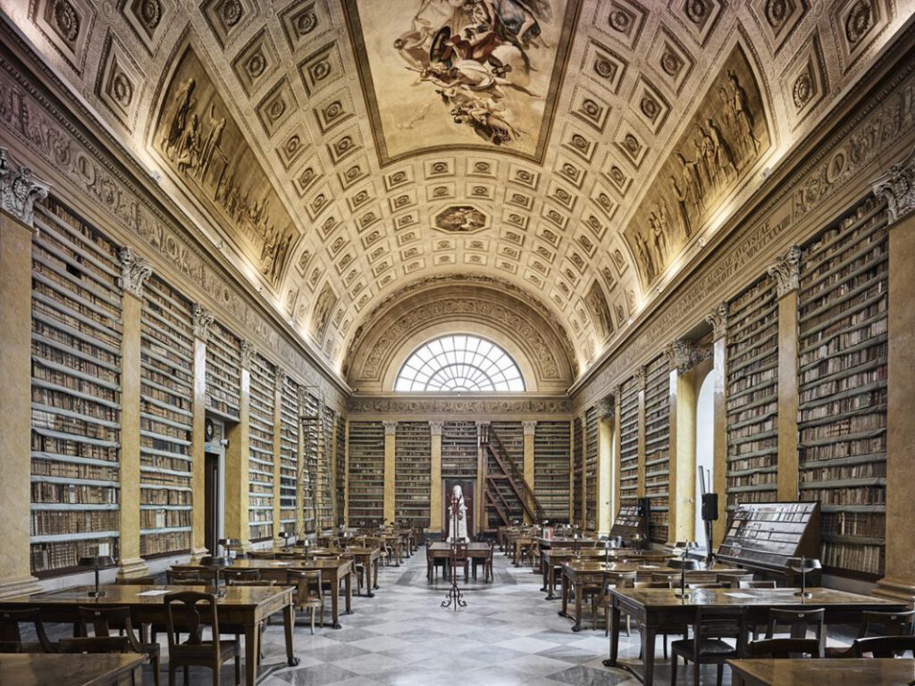 Library, Parma, Italy