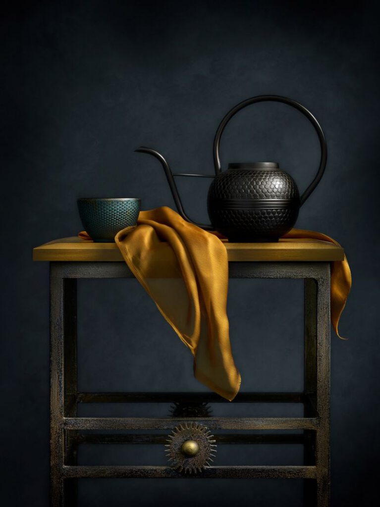 Still Life with Teapot and Table