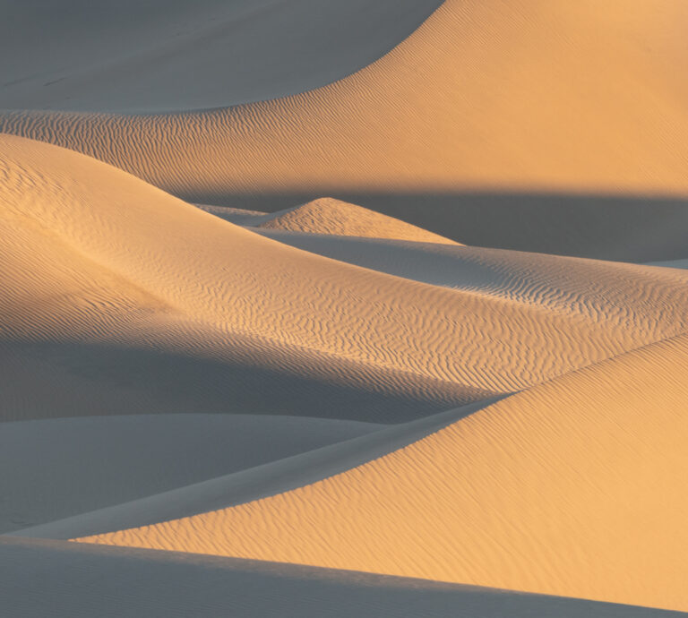 Morning Light, Mesquite Dunes, Death Valley National Park