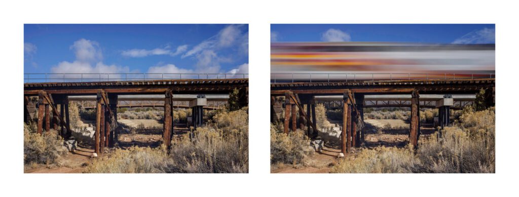 1 Second of Track/ 1 Second of Santa Fe Railrunner, NM