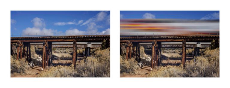 1 Second of Track/ 1 Second of Santa Fe Railrunner, NM
