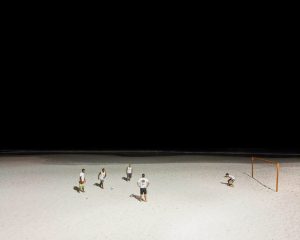 Soccer Match, Copacabana Beach, Rio de Janeiro, Brazil