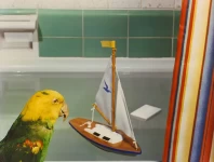 Parrot in Bathtub