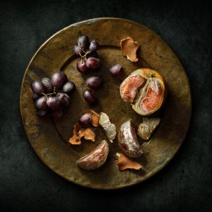 Blood Oranges with Grapes