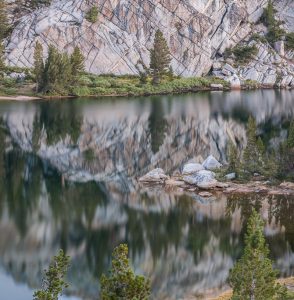 Alpine Lake near Vogelsang Lake