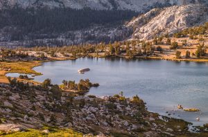 Last Light on Vogelsang Lake