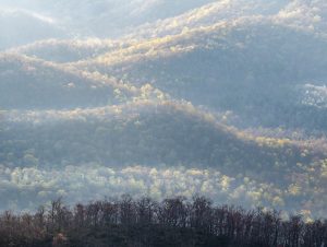 Morning Mist, Ridges, Appalachian Mountains