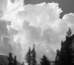 Thunderclouds, Merced River Canyon