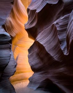 Glowing Canyon Wall, Lower Antelope Canyon