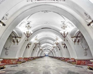 Arbatskaya Metro Station, Russia