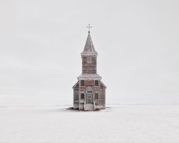 Church In Snow, Saskatchewan