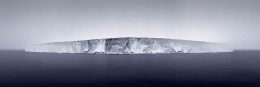 Giant Tabular Iceberg in Fog, Antarctica