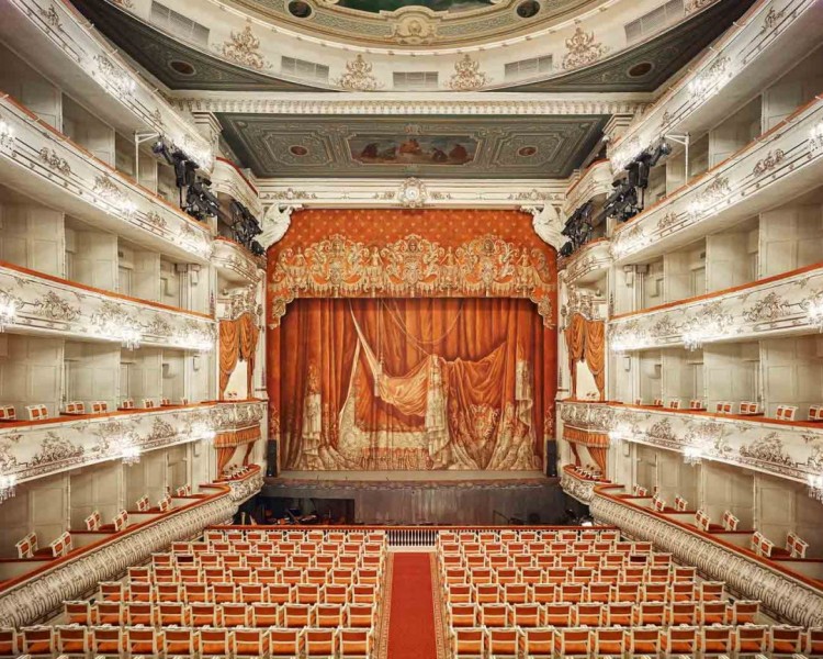 Mikhailovsky Theatre Curtain, St. Petersburg, Russia